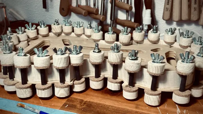 Violin Ribs Glueing Clamps