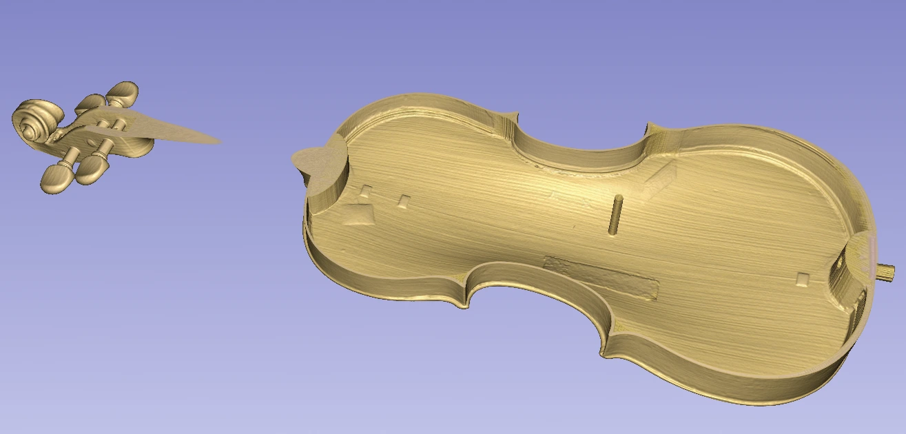 3D Rendering of CT Scan Images of the Mittenwald Violin